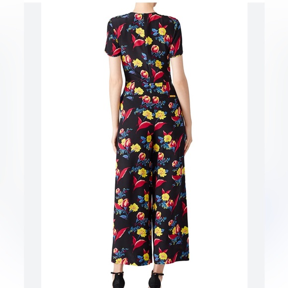 Diane Von Furstenberg Dresses & Skirts - Diane Von Furstenberg Black Maxi Dress with Floral Print